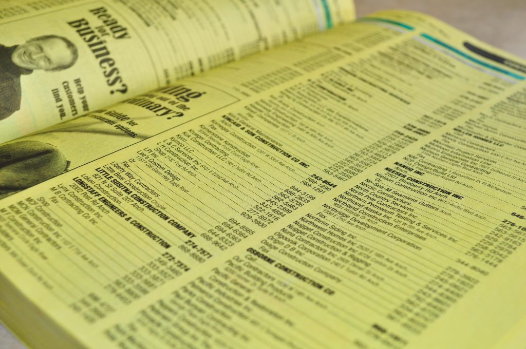 YellowPages B2B Data Providers UK